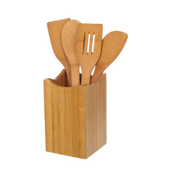 4 bambukinių virtuvės įrankių rinkinys Unimasa