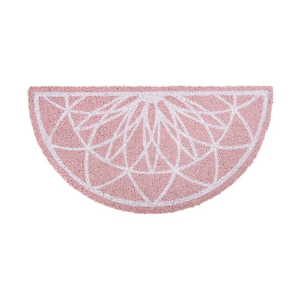 Rožinis pusapvalis kokoso pluošto kilimėlis PT LIVING Fairytale coir