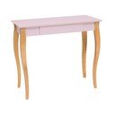 Rožinis rašomasis stalas Ragaba Lillo, ilgis 85 cm