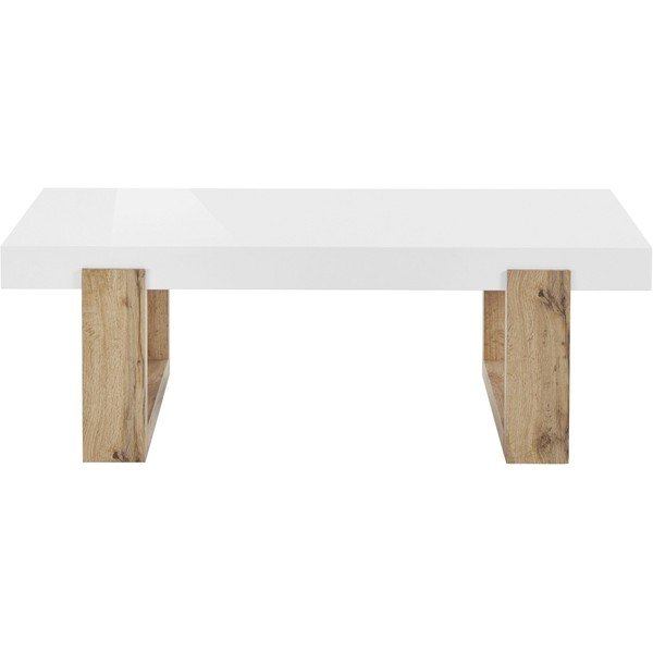 Kavos staliukas baltos spalvos 60x120 cm Solid – Støraa