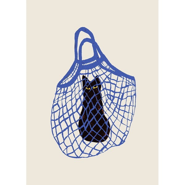 Plakatas 30x40 cm The Cat’s In The Bag – Chloe Purpero Johnson – The Poster Club