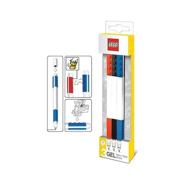 3 gelinių rašiklių rinkinys LEGO® Mix-image-1