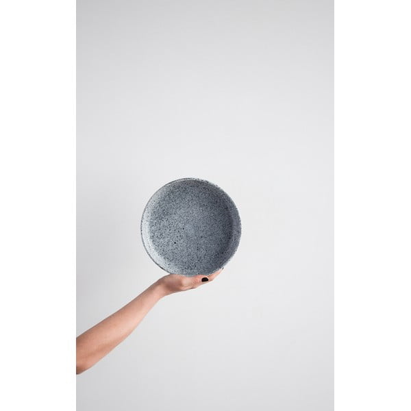 Baltos ir juodos spalvos keramikos dubuo ÅOOMI Mess, ø 23,5 cm-image-1