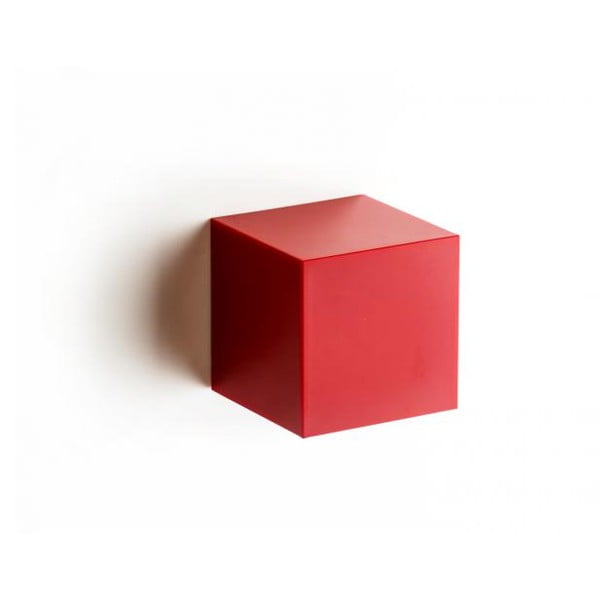Sieninė dėžutė QUALY Pixel Box, raudona