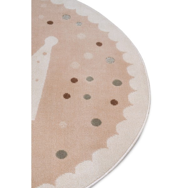 Vaikiškas kilimas smėlio spalvos ø 100 cm Crown – Hanse Home-image-1