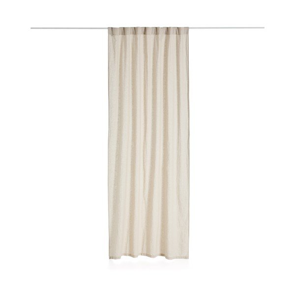 Smėlio spalvos iš medvilnės užuolaida 140x270 cm Nolira – Kave Home