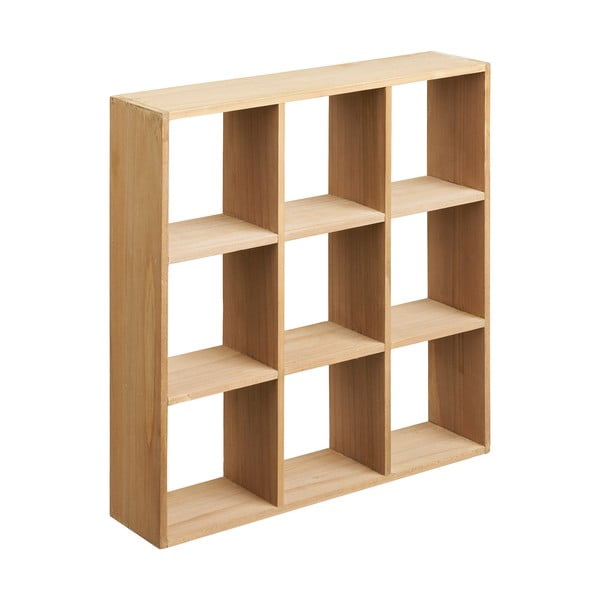 Natūralios spalvos iš pušies masyvo kelių aukštų sieninė lentyna 46 cm Moss – House Nordic-image-2