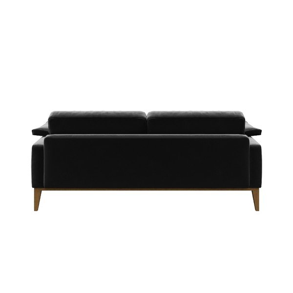 Tamsiai pilka aksominė sofa MESONICA Musso, 173 cm-image-3