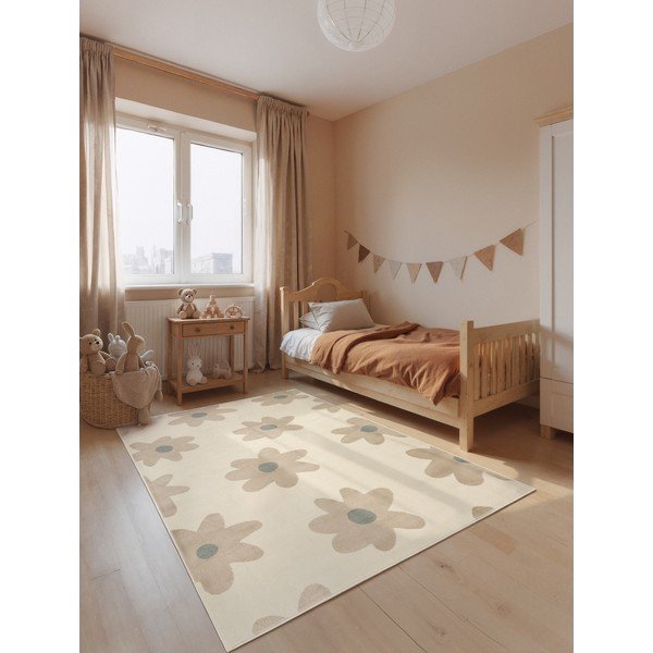 Smėlio spalvos vaikiškas kilimas 120x170 cm Bloomy – Hanse Home-image-1