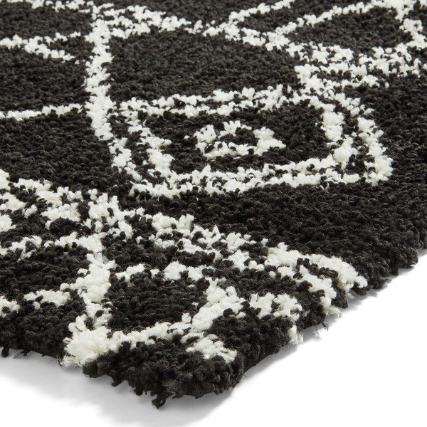 Juodas kilimas Think Rugs Scandi Berber, 200 x 290 cm-image-3