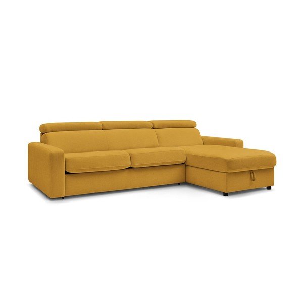 Sulankstoma kampinė sofa garstyčių spalvos (kintama) Monaco – Bobochic Paris-image-4