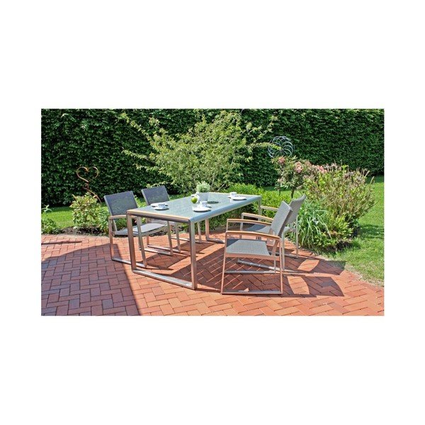 Sodo krėslas pilkos spalvos Ava – Garden Pleasure-image-2