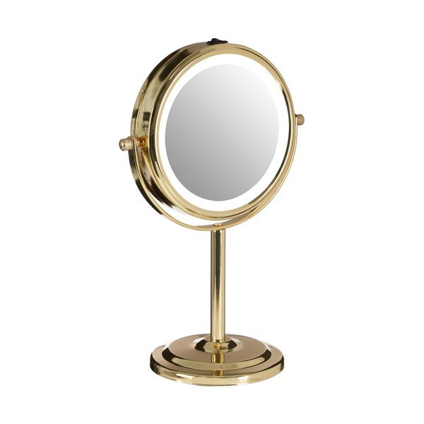 Kosmetinis veidrodis (didinimas 2x) su apšvietimu/didinantis ø 15 cm Cassini – Premier Housewares