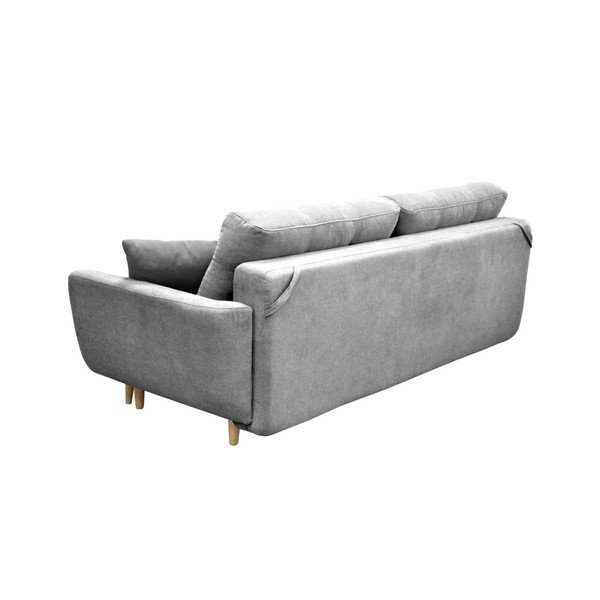 Pilka sofa lova su šviesiomis kojomis Mazzini Sofos Rose-image-4