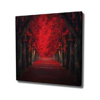 Paveikslas ant drobės Red Trees, 45 x 45 cm