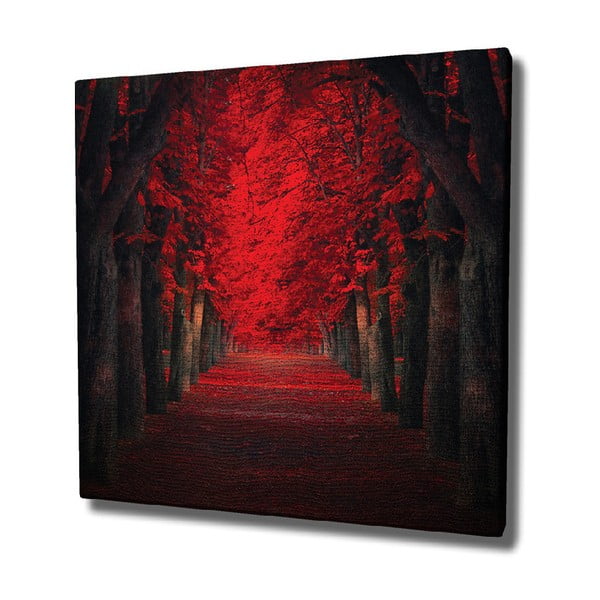 Paveikslas ant drobės Red Trees, 45 x 45 cm