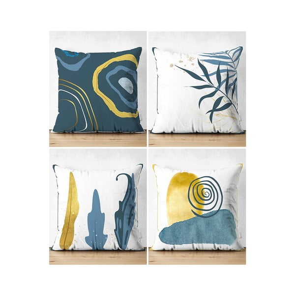 4 užvalkalų rinkinys 43x43 cm - Mila Home-image-2
