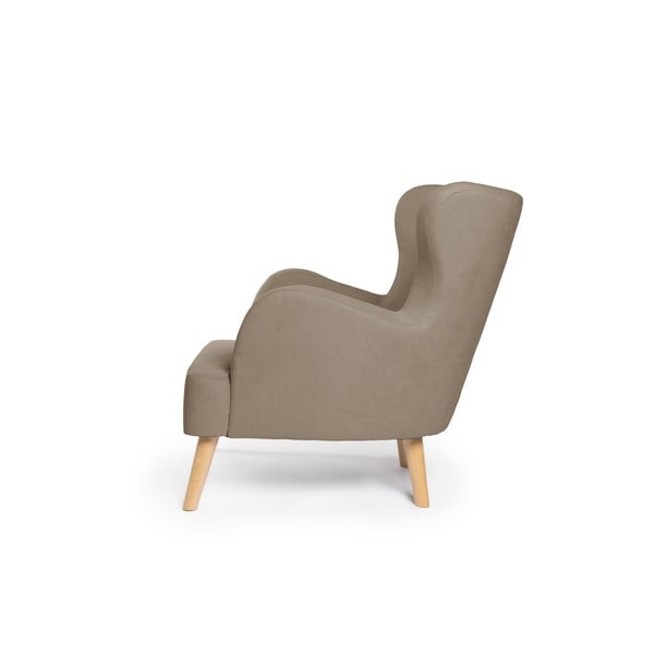 Krėslas smėlio spalvos su atlošu Noemye – Bonami Selection-image-3