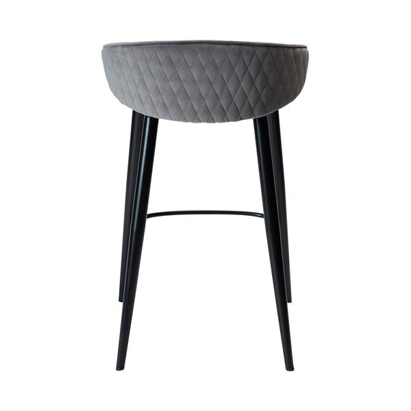 Pilka aksomo baro kėdė 80 cm Dual - DAN-FORM Denmark-image-4