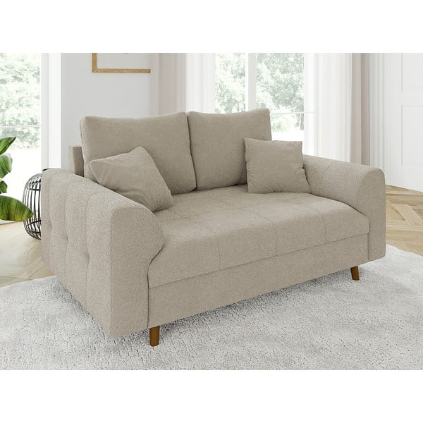 Smėlio spalvos iš boucle sofa 150 cm Ariella – Ropez-image-3