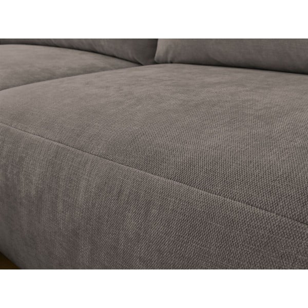 Kampinė sofa rudos spalvos Aden – Bobochic Paris-image-1