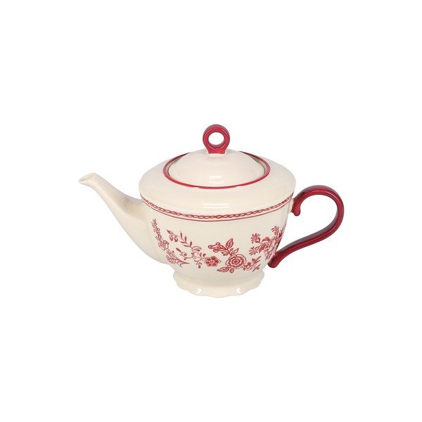 Bordo spalvos/dramblio kaulo spalvos iš porceliano arbatinukas 920 ml Cyril – S|P Collection-image-2