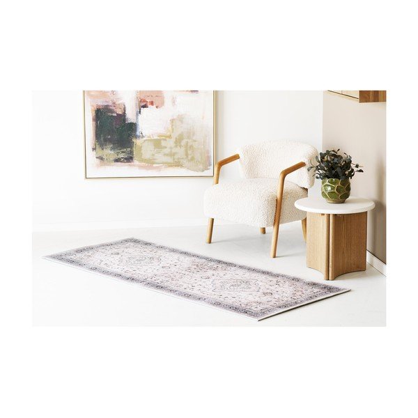 Smėlio spalvos/pilkai mėlynos spalvos kilimas 80x200 cm Havana – House Nordic-image-1