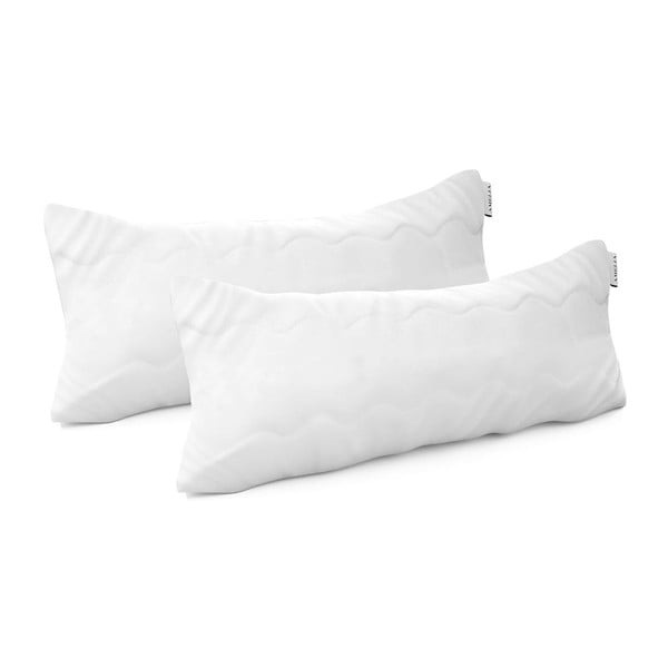 2 baltų pagalvėlių ir užpildo rinkinys "AmeliaHome", 30 x 50 cm
