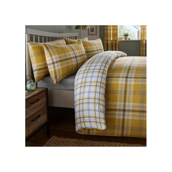 Geltona patalynė Catherine Lansfield Kelso, 200 x 200 cm-image-1