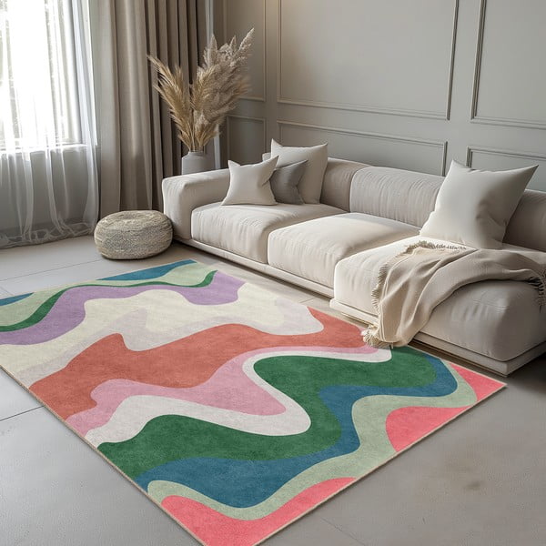Skalbiamas kilimas 120x180 cm Squiggly Breeze – Mila Home-image-1