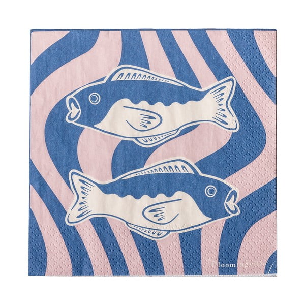 Iš popieriaus servetėlės 20 vnt. 33x33 cm Remy – Bloomingville-image-3
