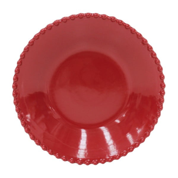 Costa Nova Pearl rubino raudonumo akmens masės sriubos lėkštė, ⌀ 24 cm