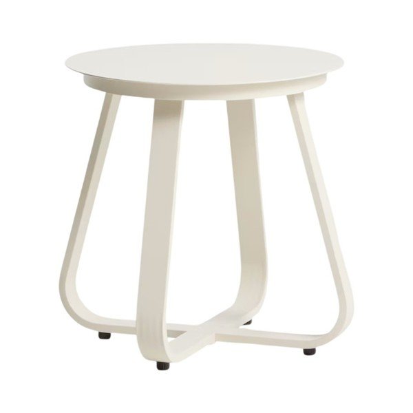 Iš metalo apvalios formos sodo šoninis staliukas ø 48 cm Tamaris – Kave Home