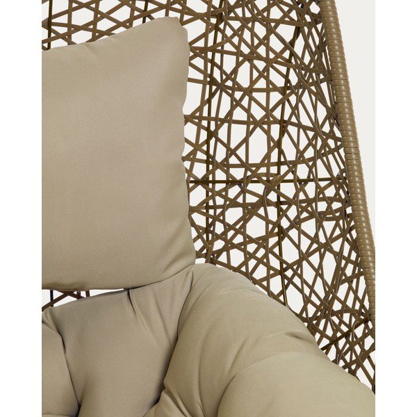 Rudas pakabinamas sodo krėslas Kave Home Florina-image-3