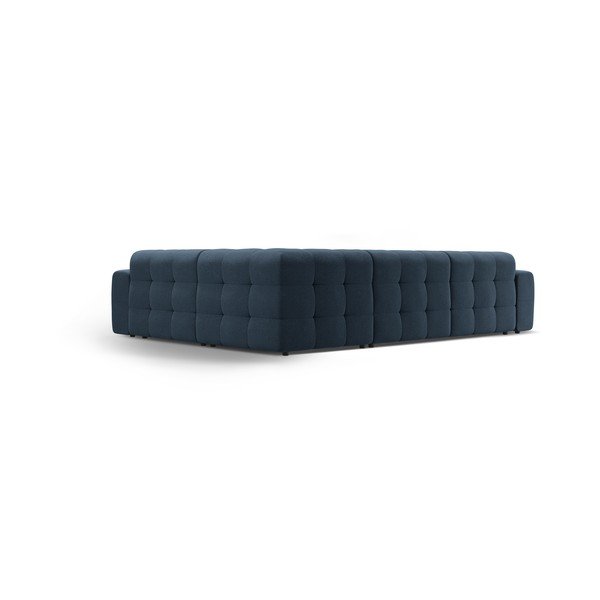 Tamsiai mėlynos spalvos kampinė sofa (su dešiniuoju kampu/„L“ formos) Kendal – Micadoni -image-4