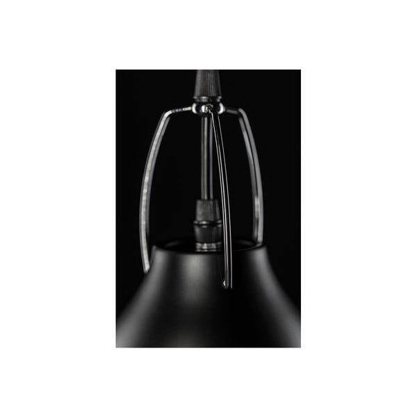 Kabantis šviestuvas juodos spalvos su metaliniu gaubtu Orient – GTV-image-2