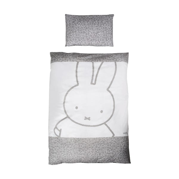 Vaikiška patalynė iš medvilnės vaikiškai lovai 100x135 cm Miffy – Roba