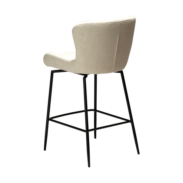 Kreminės spalvos iš audinio baro taburetė (sėdynės aukštis 67,5 cm) Glam – DAN-FORM Denmark-image-4