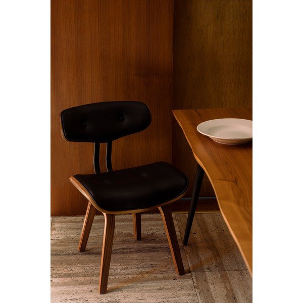 Juodos spalvos olandiška kėdė Wallnut-image-1