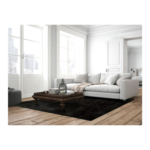 Juoda kiliminė danga Universal Unic Liso Negro, 65 x 120 cm-image-2