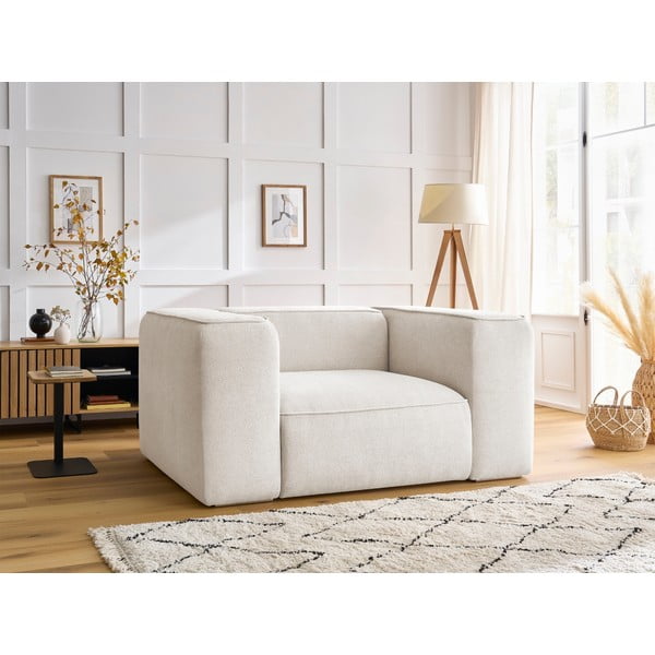 Krėslas baltos spalvos Zephyr – Bobochic Paris-image-1