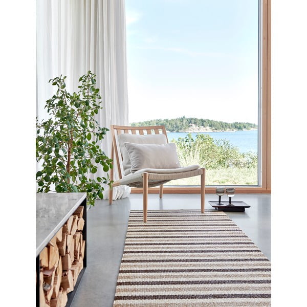 Smėlio spalvos lauko kilimas 70x240 cm Teo Brown – Pappelina-image-2