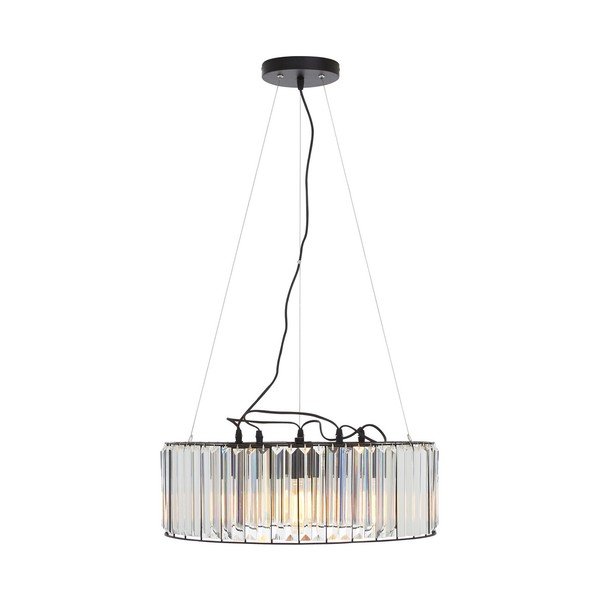 Kabantis šviestuvas ø 50 cm su stiklo gaubtu Akiko – Premier Housewares