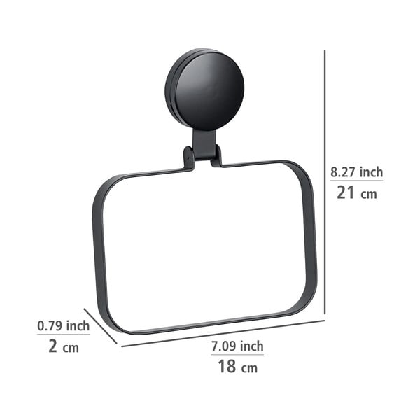 Juodas rankšluosčių laikiklis Weko Static-Loc® Plus-image-3