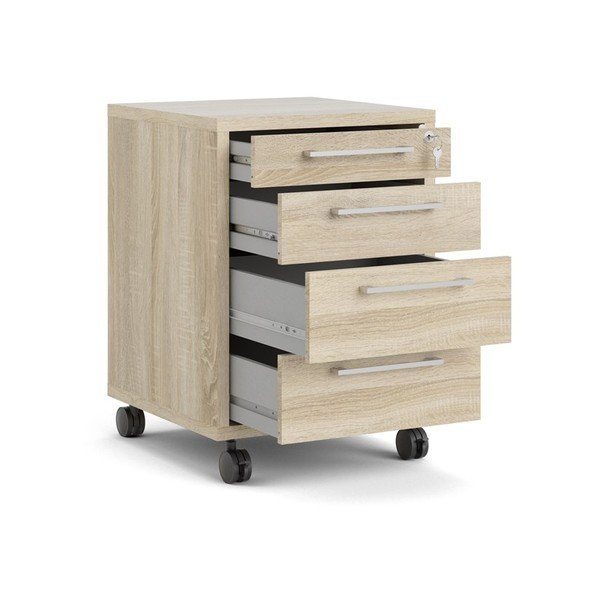 Spintelė su užraktu natūralios spalvos iš ąžuolo 48x68 cm Prima – Tvilum-image-2