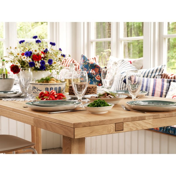 Poliruotas ąžuolo medienos valgomojo stalas Rowico Brooklyn, 220 x 95 cm-image-4