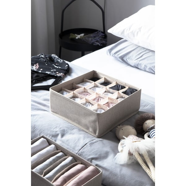 Smėlio spalvos daiktadėžė su 16 skyrių Bigso Box of Sweden Drawer-image-3