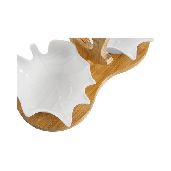 2 serviravimo indų rinkinys su padėklu "Bamboo Shell-image-1