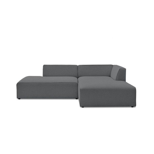 Tamsiai pilkos spalvos modulinė kampinė sofa (su dešiniuoju kampu/„L“ formos) Megeve – Bobochic Paris