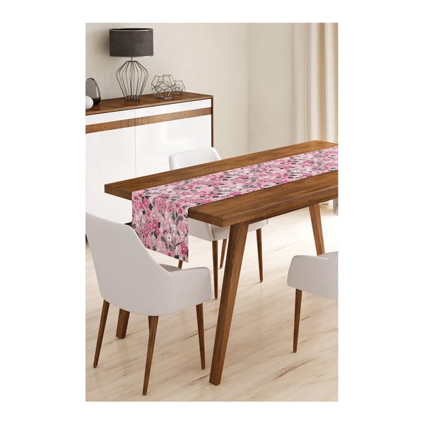 Minimalistiniai pagalvėlių užvalkalai Pink Dream mikropluošto staltiesė, 45 x 145 cm